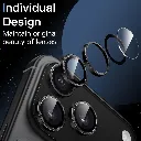 Camera Lens Protector for iPhone 17 Pro/17 Pro Max - 9H Tempered Glass with Aluminum Ring, Anti-Fingerprint, Easy Installation - Grey - fitit