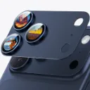 Camera Lens Protector for iPhone 17 Pro Max 6.9'' [Superior Scratch-Resistant] [Keep Original Shooting] 9H Ultra-Thin Tempered Glass & Aviation Aluminum Alloy Camera Guard, Dark Blue