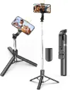 Selfie Stick, 66.9" Phone Tripod & Selfie Stick with Light, Portable Extendable Selfie Stick Tripod with Phone Holder, Compatible with iPhone 15 Pro Max/15/14 Pro, with Samsung S22/S23