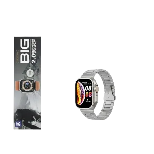 ME17 Ultra 3 Smart Watch 2.21 Inch Large Screen Touch Screen Support Heart Rate Pressure Sleep Monitor with 2 Straps and Magnetic Charger (Black)